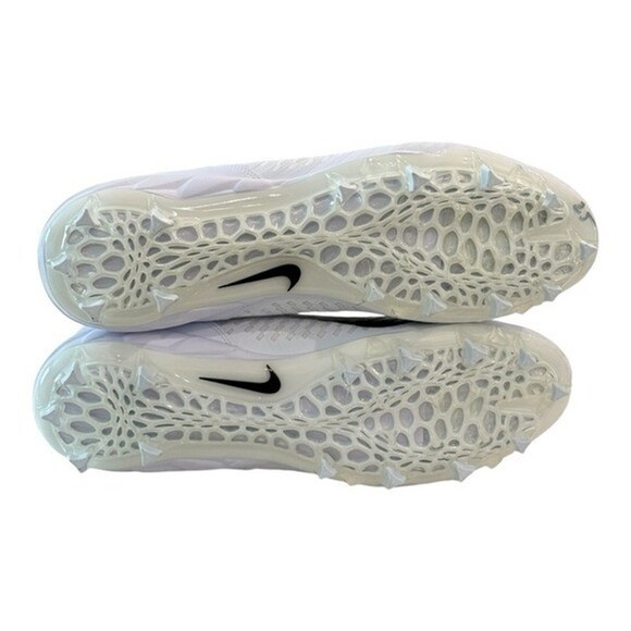 NIKE Alpha Men\'s  \'White Black\' Menace 2 Low Men\'s Football Cleats Size 16
